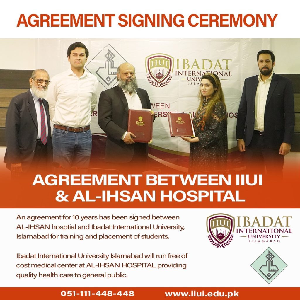 Agreement Siging Ceremony between IIUI & Al-Ihsan Hospital