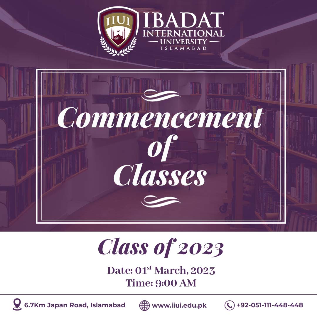 Commencement of Classes