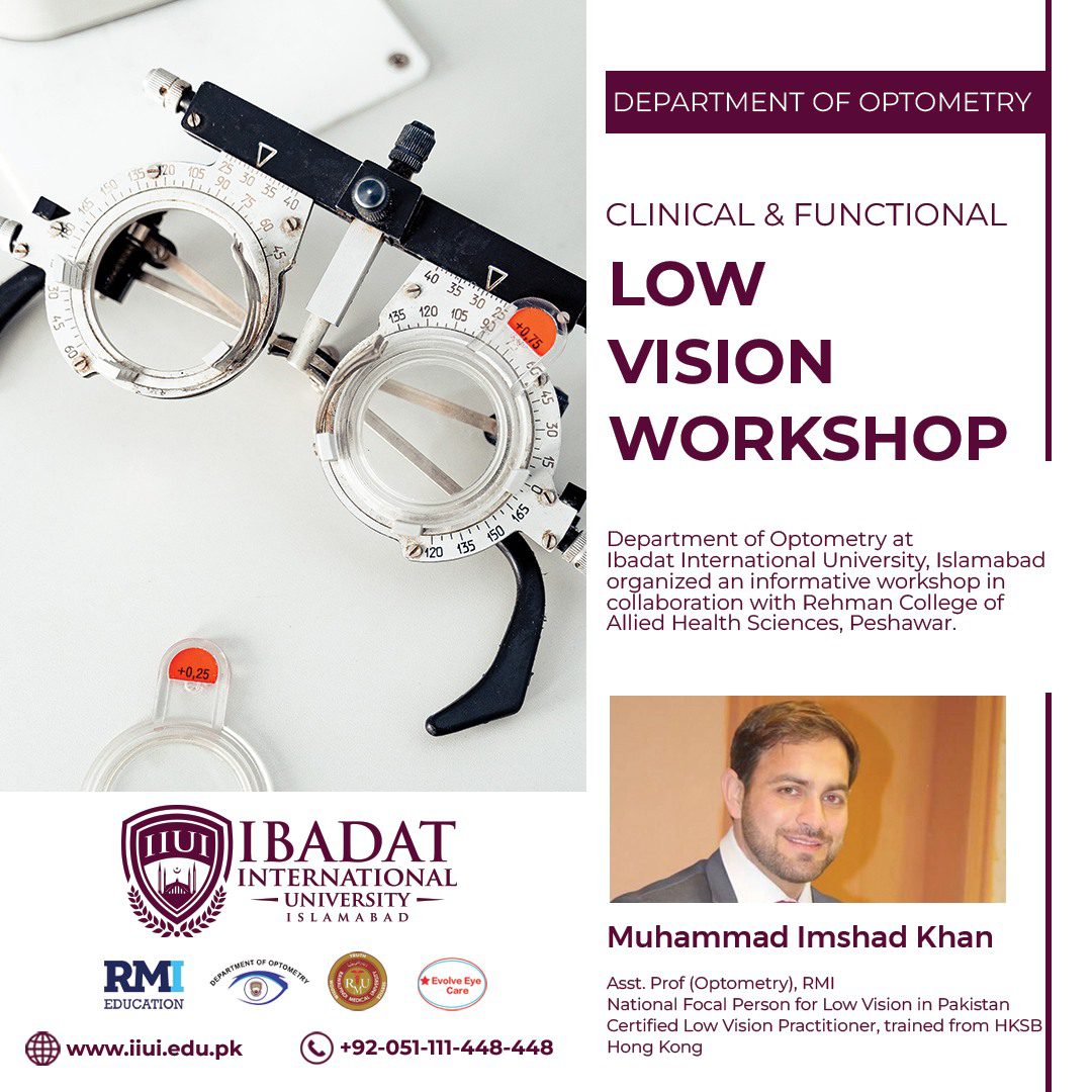Clinical & Functional Low Vision Workshop