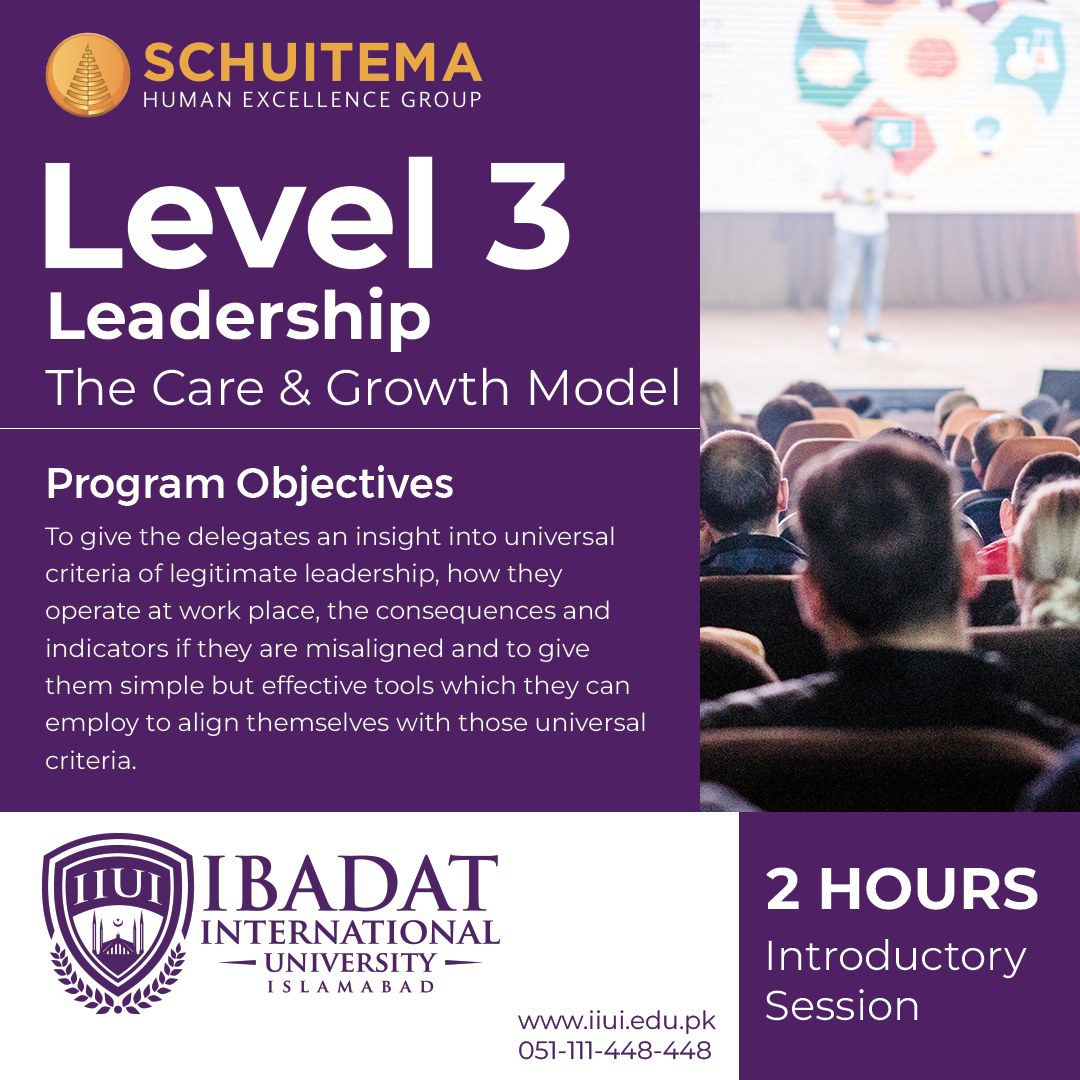 Level 3 Leadership – The Care & Growth Model