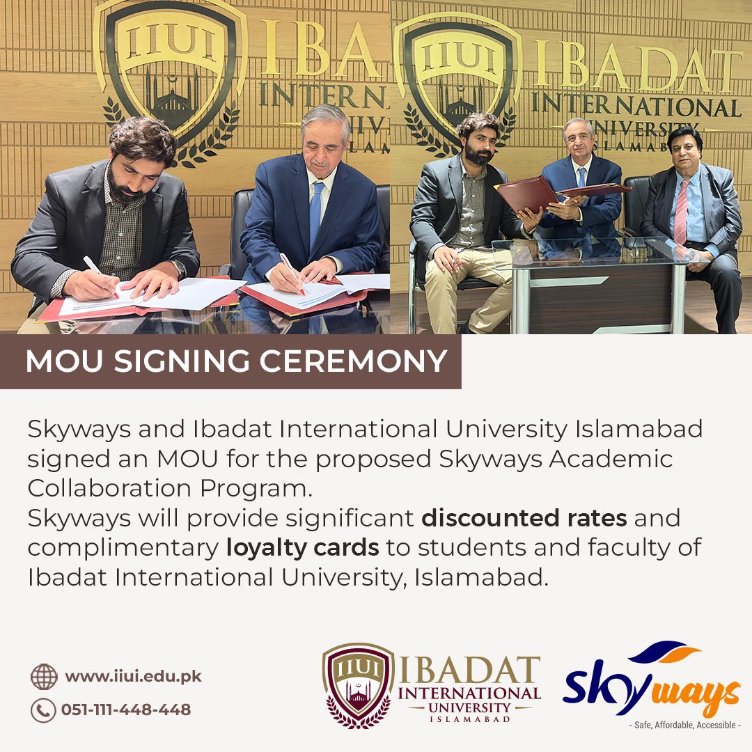 MoU Signing Ceremoy IIUI & Skyways