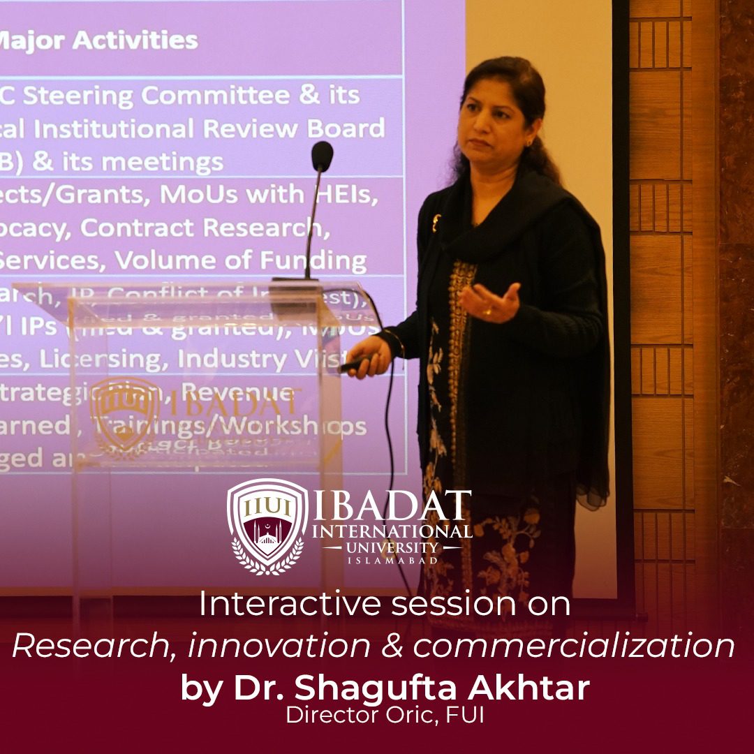 Interactive session on Research, Innovation & Commercialization