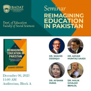 Seminar on Reimagining Education in Pakistan